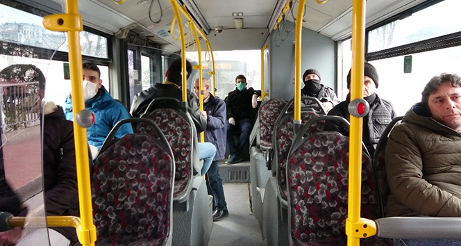 İstanbul’da toplu taşıma araçlarında yüzünde maskesi olmayanlar alınmayacak