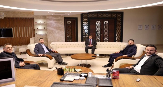 AK Parti heyeti, NEVÜ Rektörü Aktekin’e ziyaret