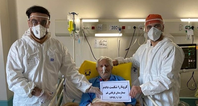 İran’da 106 yaşındaki hasta korona virüsü yendi