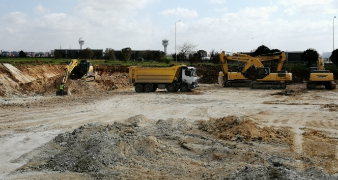 Atatürk Havalimanı&#039;nda hastane inşaatı başladı