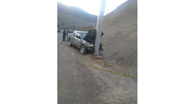 Artvin’de trafik kazası: 1 ölü,1 yaralı