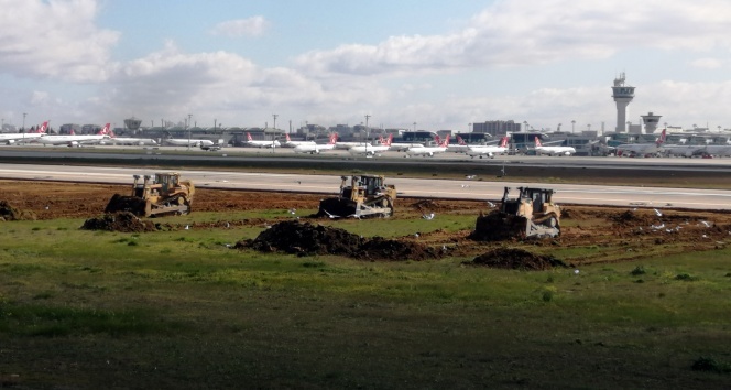 Atatürk Havalimanı’ndaki hastanenin kazı çalışmaları sürüyor