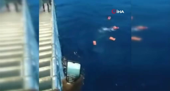 Endonezya’da korona virüs tespit edilen feribottaki yolcular denize atladı