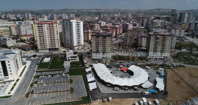Mardin’de kapalı semt pazarı hizmete girdi