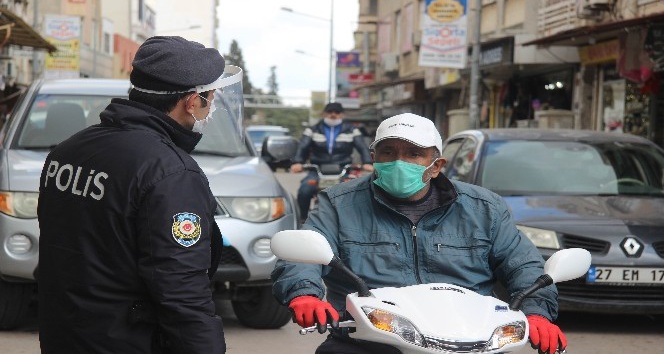 Kilis’te polis korona virüs denetimlerini sıkılaştırdı