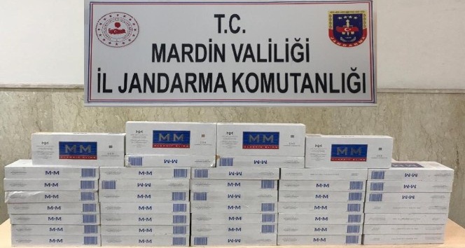 Mardin’de 2 bin 440 paket kaçak sigara ele geçirildi