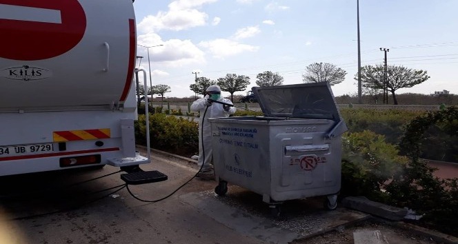 Dezenfekte çalışmaları hız kesmeden sürüyor