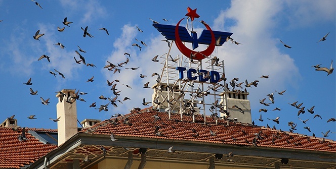 Adana’nın meydanları güvercinlere kaldı