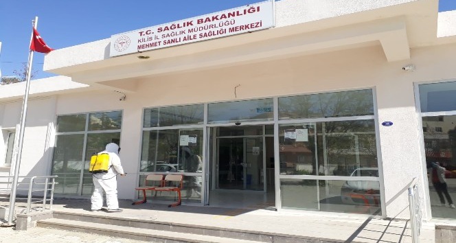 Sağlık kuruluşları dezenfekte edildi