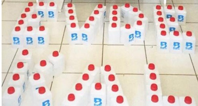 Kırıkkale’de dezenfektan operasyonu: 60 litre etil alkol ele geçirildi