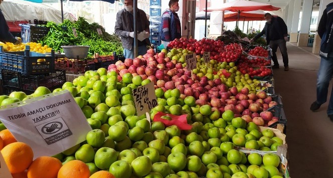 Yozgat’ta pazar yerlerinde korona virüs tedbirlerir
