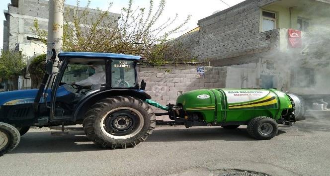 Kilis dezenfekte ediliyor