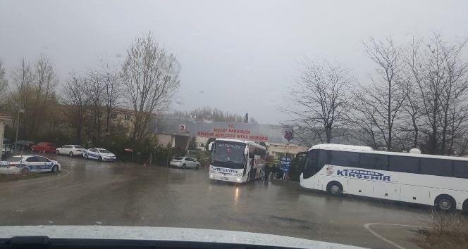 Kırşehir’de cezaevleri geniş güvenlik önlemleri ile tahliye ediliyor