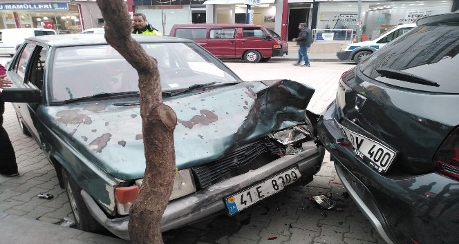 Cezaevinden çıktı, kaza yaptı