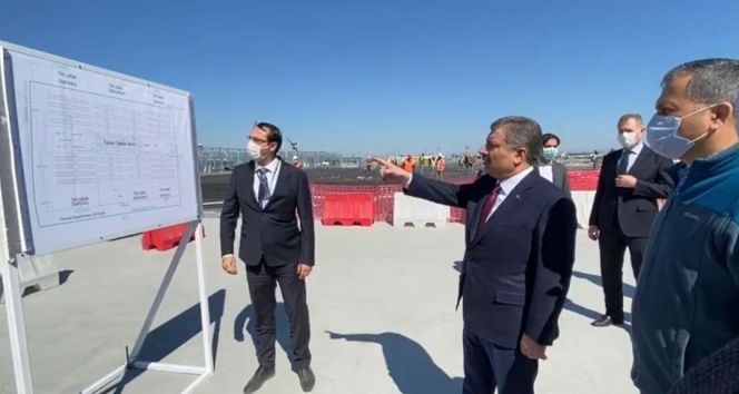 Bakan Koca: "Yeşilköy’de inşa ettiğimiz çok amaçlı hastane her türlü afette güçlü bir sağlık alt yapısı oluşturacak"
