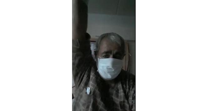Korona virüs tedavisi gören 59 taşındaki hastadan umut dolu paylaşım