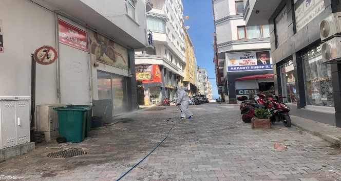 Sinop’ta dezenfekte işlemleri devam ediyor