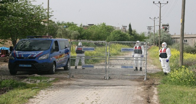 Kilis’te bir mezra karantinaya alındı