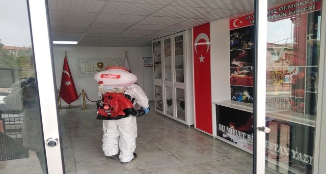 Dezenfekte çalışmaları sürüyor