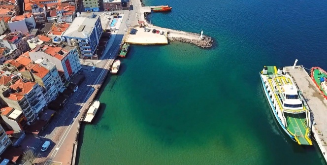 Sakin şehir Çanakkale havadan böyle görüntülendi