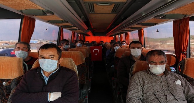 14 gün karantina süreci dolan 235 kişi memleketlerine uğurlandı