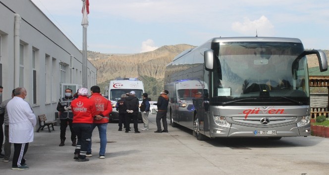 Çankırı’da karantina süresi sona eren 262 vatandaş evlerine uğurlandı