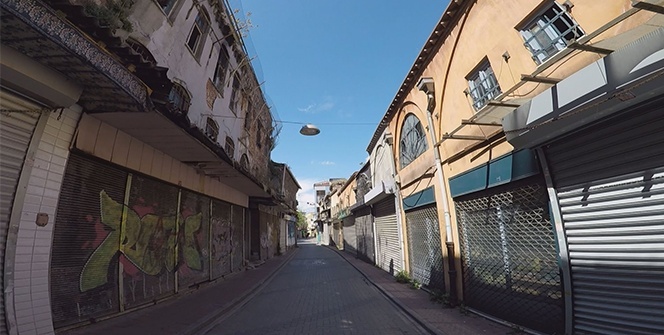 İstanbul’un tarihi dar sokaklarında korona virüs etkisi