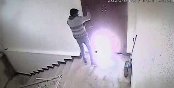 Filmleri aratmayacak hırsızlık