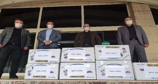 Şırnaklı iş adamları 10 bin maskeyi ücretsiz dağıttı