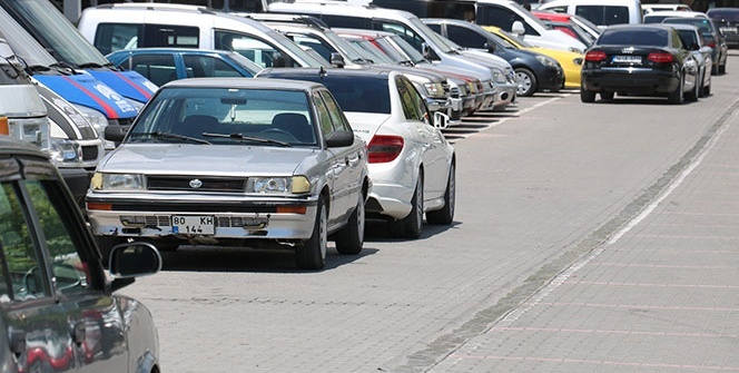 İkinci el oto pazarında korona virüs sessizliği