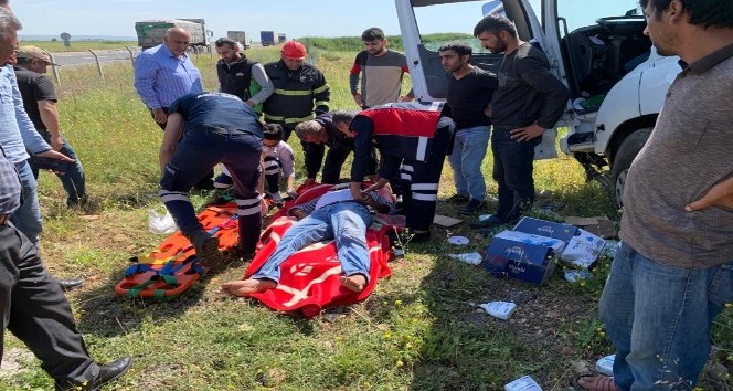 Mardin’de iki tır çarpıştı: 1 yaralı