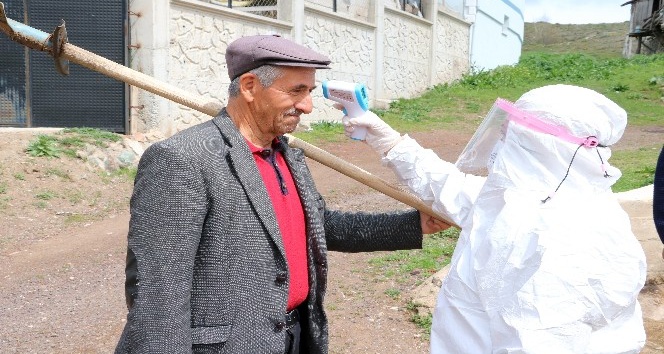 Yozgat’ta karantina süresi sona eren köylerde sağlık taramaları devam ediyor