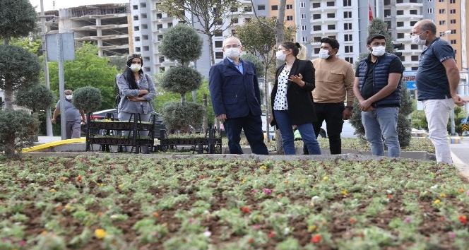 Vali Yaman yeşillendirme çalışmalarını denetledi