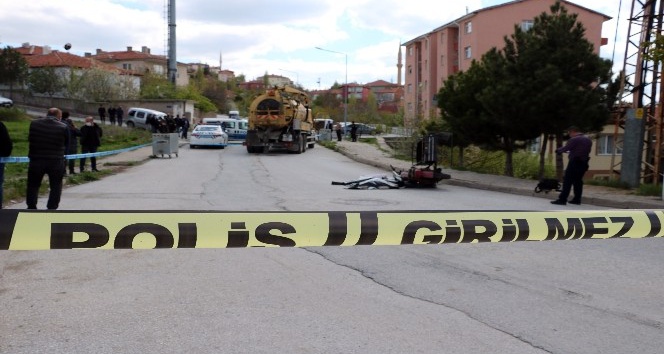 Yozgat’ta vidanjörün altında kalan motosiklet sürücüsü yaşamını yitirdi