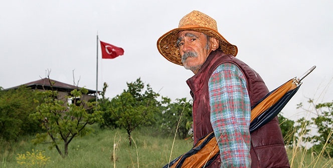 Ziya dede 4 saatlik izinde adasına koştu