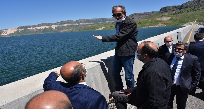 DSİ Genel Müdür Vekili Yıldız, Ilısu Barajında incelemede bulundu