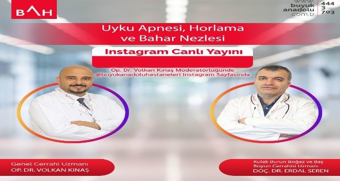 Uyku apnesi, horlama ve bahar nezlesi ihmale gelmez