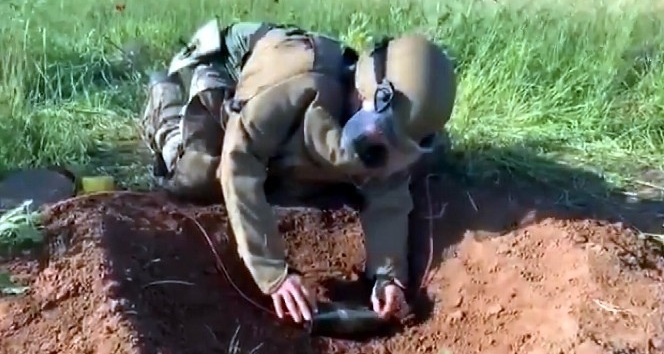 Sınır hattında 118 mayın imha edildi