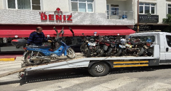 Keşan’da 35 motosiklet ve sürücüsüne 78 bin 774 TL ceza kesildi