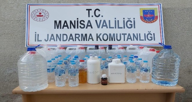Jandarmadan Sahte Alkol Imalatına Baskın Manisa
