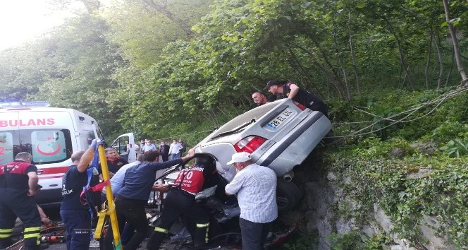 Giresun’da trafik kazası: 6 yaralı