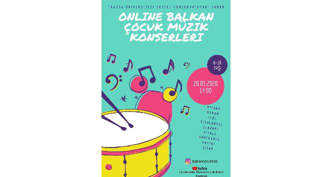 Trakya Üniversitesinin organizasyonuyla “Balkan çocuk müzik konserleri”