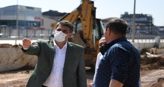 Başkan Kocaman Ankara Caddesi’ni yerinde inceledi