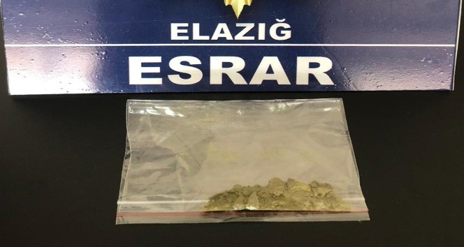Elazığ’da uyuşturucu ile mücadele