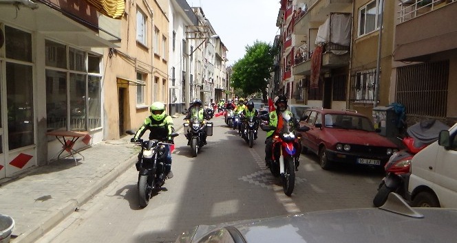 Edremit ve Havran’da 19 Mayıs motosiklet turu düzenledi