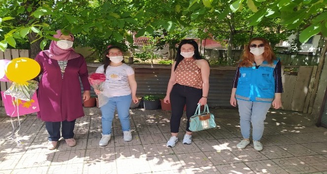 Engelli öğrencilere moral ziyareti