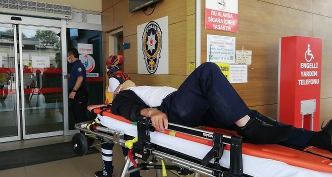 Bursa’da otomobil ile motosiklet çarpıştı: 1 yaralı