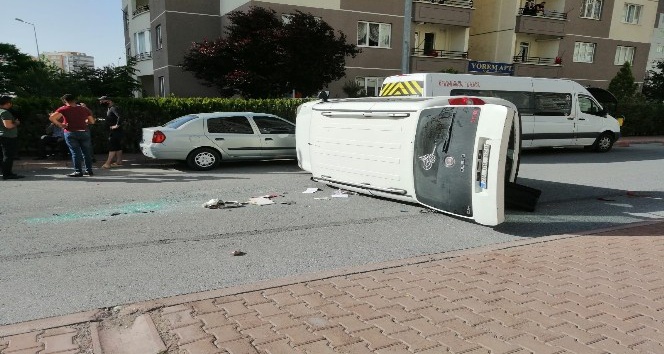 Kayseri’de trafik kazası: 1 yaralı