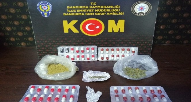 Balıkesir’de polisten uyuşturucu operasyonu!