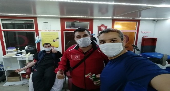 Murat Eskici’den kan bağışına destek veren personele teşekkür